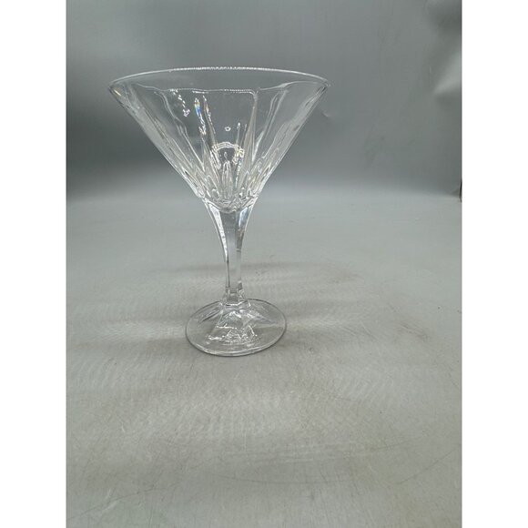 Vintage Crystal Martini Glass Clear Stemware Used READ - Picture 2 of 6